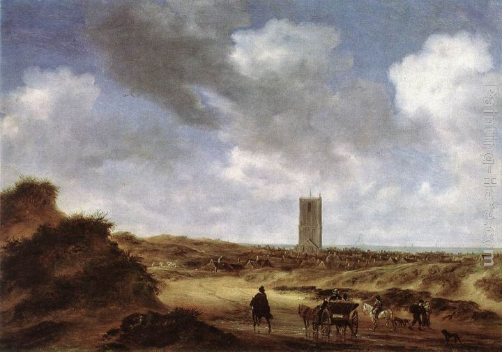 Salomon van Ruysdael View of Egmond aan Zee